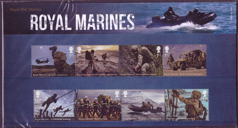 (image for) 2022 Royal Marines Royal Mail Presentation Pack 622